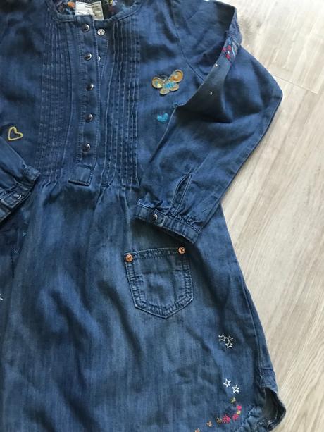 Šaty vyšívané next 5-6 rokov, next,116