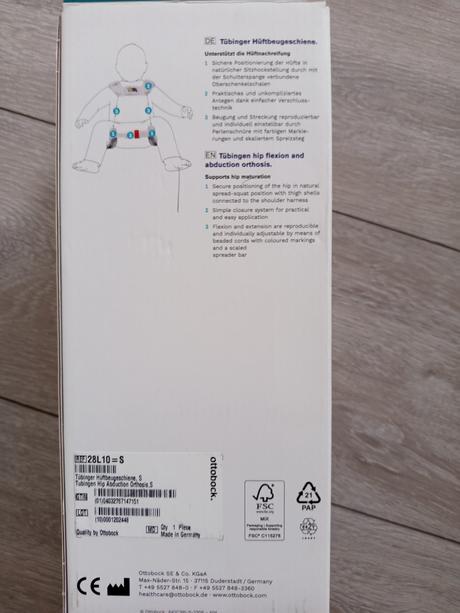 Ottobock tubingen orteza s, 