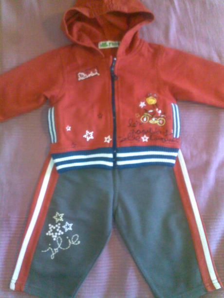 Tepláková súprava s obrázkom žirafy, frog,80