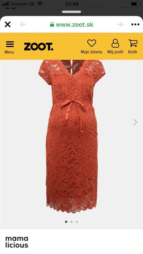 Tehotenské šaty, s