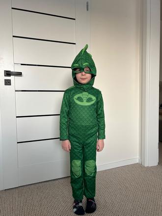 Pj masks pyžamové masky gecko kostym na maskarny,
