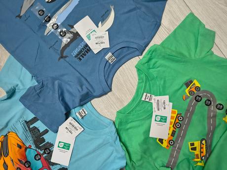 Tričká 3 ks, dopodopo,122