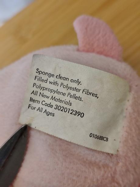 Plyšové ružové prasiatko, woolworths, 20 cm,