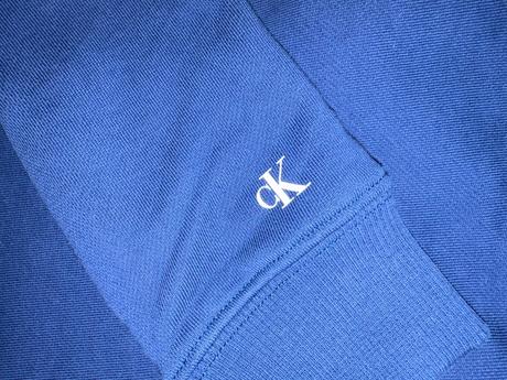 Mikina modrá v.128 calvin klein top stav, calvin klein,128