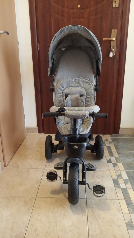 Trojkolka kinderkraft aveo - šedá, kinderkraft