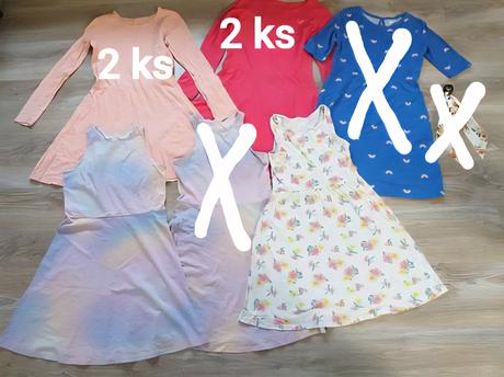 Dievčenské šaty bonprix,hm 164/170- 6 ks, bonprix,170