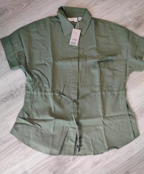 Prirodna lanova kosela bluzka - premium linen blen, esmara,40