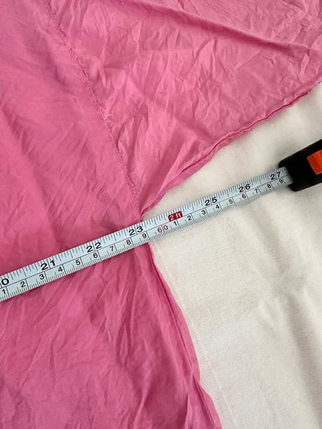 Ružové hodvábne tričko, xl