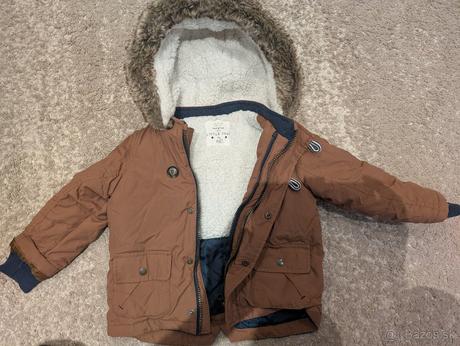Zimná chlapčenska bunda 18 - 24m, 92