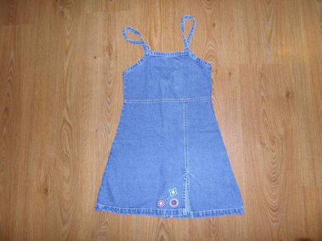 Rifľové šaty, denim,140