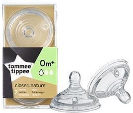 Tommee tippee 211200 náhradné cumlíky c2n pomalý p, tommee tippee