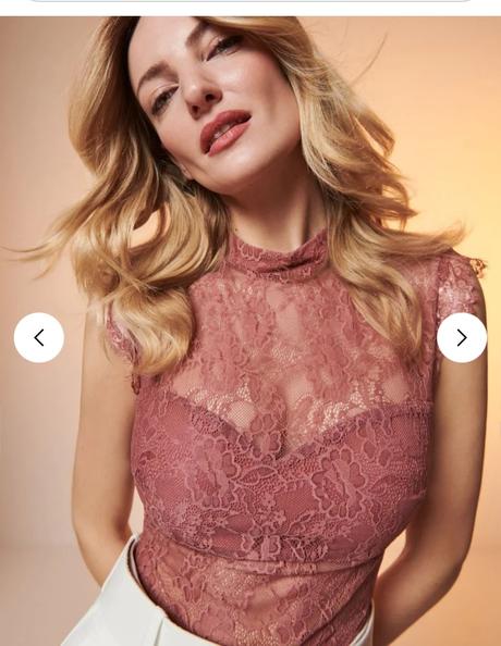 Čipkované body s visačkou, mohito,s