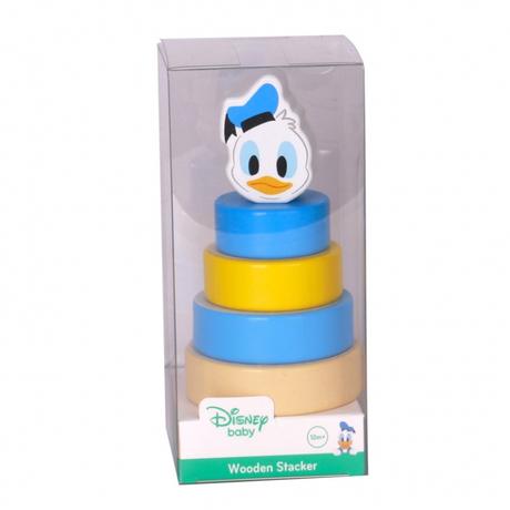 Disney drevená pyramída skladačka káčer donald,