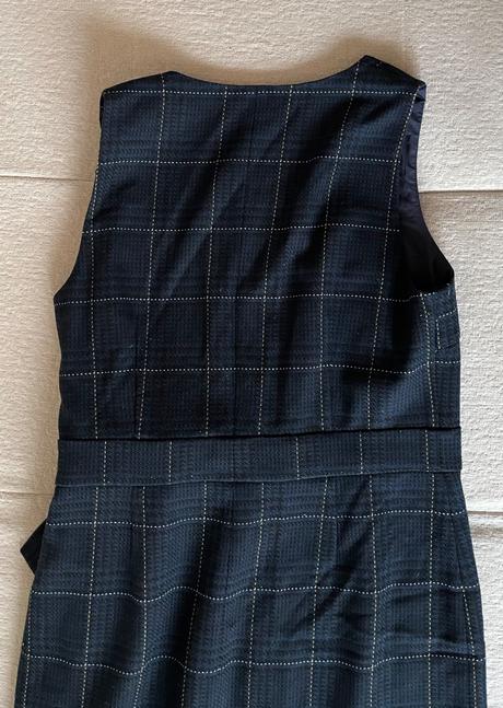 Tmavomodré zavinovacie šaty hallhuber, m/38, m