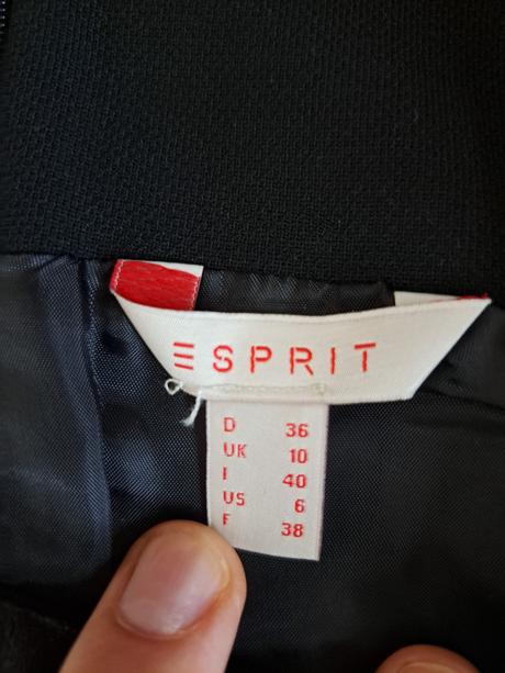 Čierne šaty esprit, esprit,38