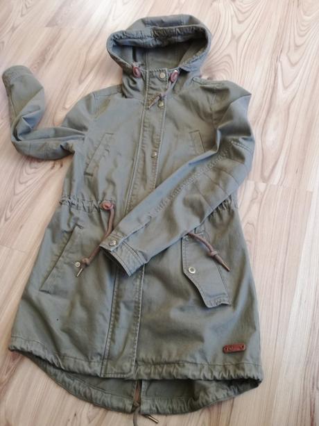 Ca khaki oliová parka xs - s, clockhouse,xs