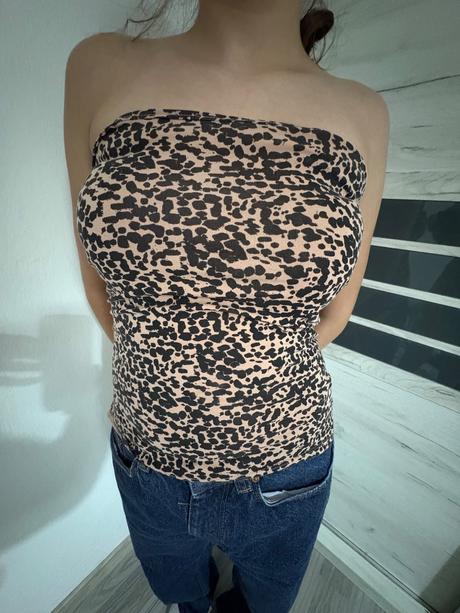 Bezramienkové tričko h&m, h&m,s