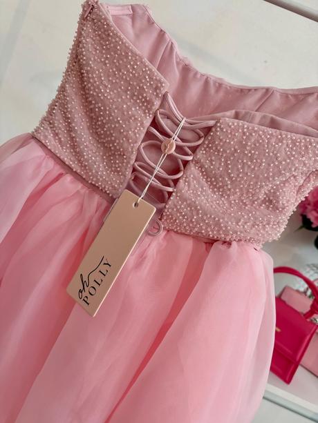 Luxusné korzetové midi šaty oh polly, s