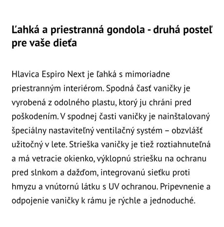 Kočík espiro next, espiro,espiro next avenue