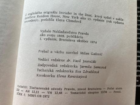 Neodpočívaj v pokoji prvé vydanie 1974,