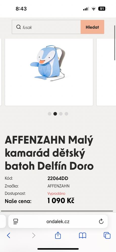 Detský batoh affenzahn, 