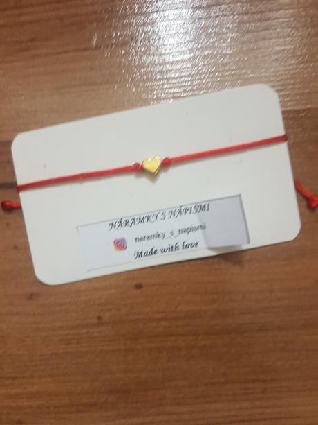 Náramok srdiečko, 