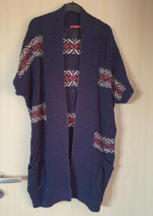 Kardigan predĺžený s krátkym rukávom, esprit,m