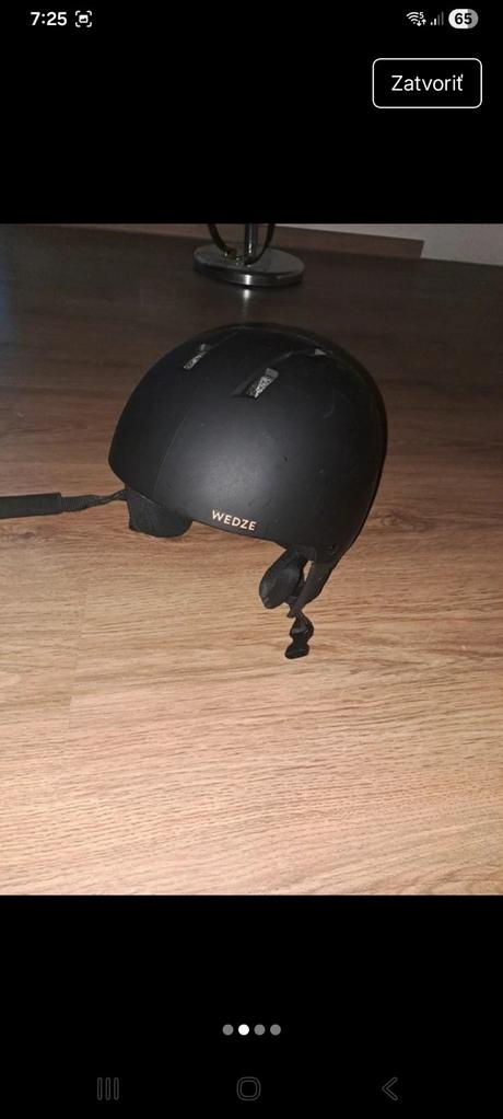 Lyžiarska prilba pst 500 čierna wedze, s