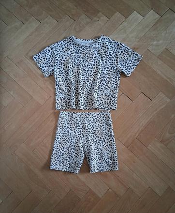 Tričko šortky kraťasy súprava top, f&f,140