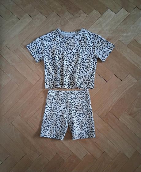 Tričko šortky kraťasy súprava top, f&f,140