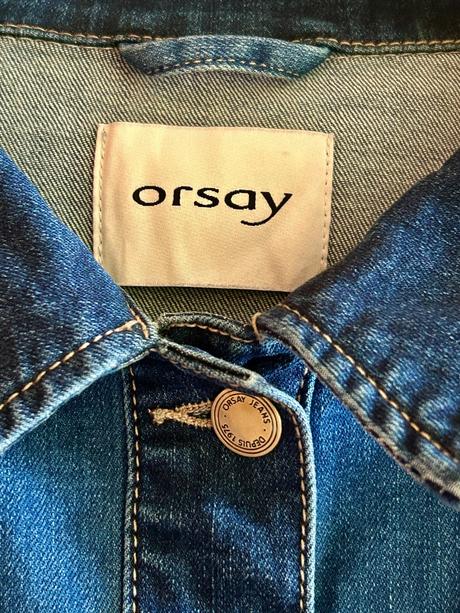 Kratšia riflová bunda č.38, orsay,m