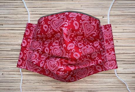 2 vrstvové bavlnené rúška s gumičkou, 