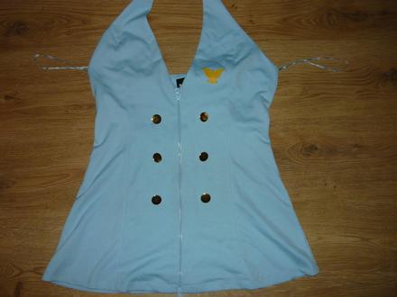 112.karnevalový kostým 40/42-letuška s čiapkou ,