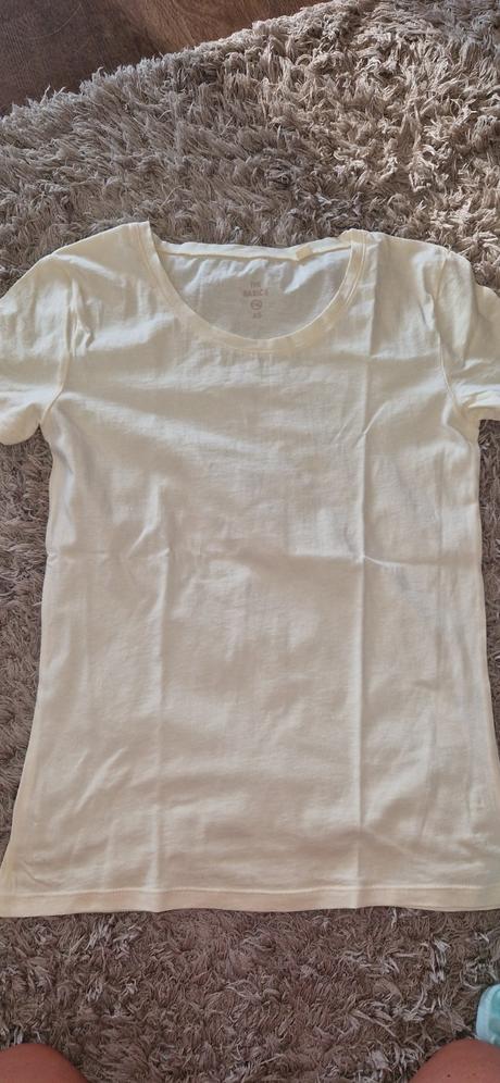 Bledozlte tricko, basics,xs