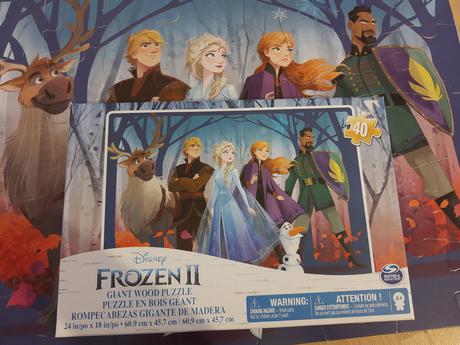 Frozen drevené gigant puzzle,