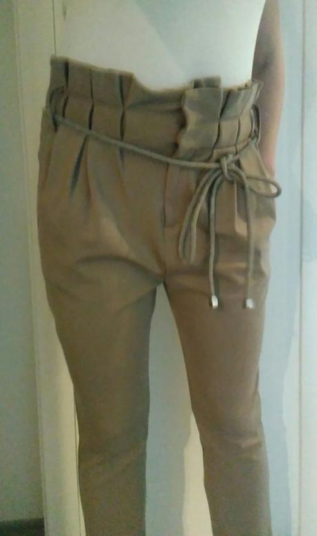 Elastické nohavice s vysokým pásom, vero moda,s