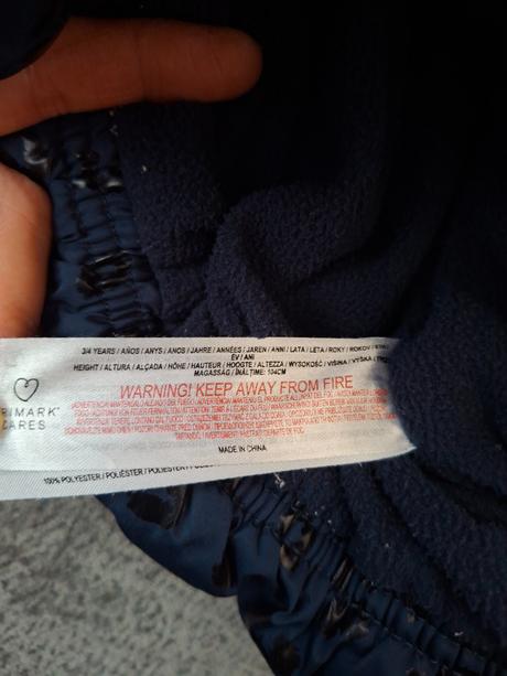 Zimná bunda č.104 primark, primark,104