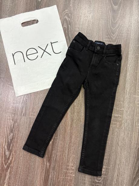 Next riflove cierne nohavice č.110, next,110