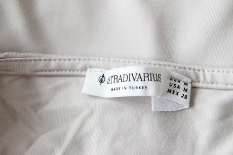 Béžový body top, stradivarius, m, stradivarius,m