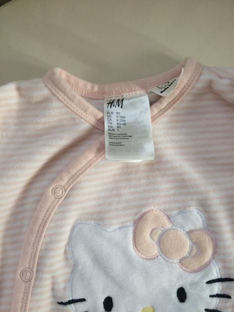 Velúrový overal, h&m,80