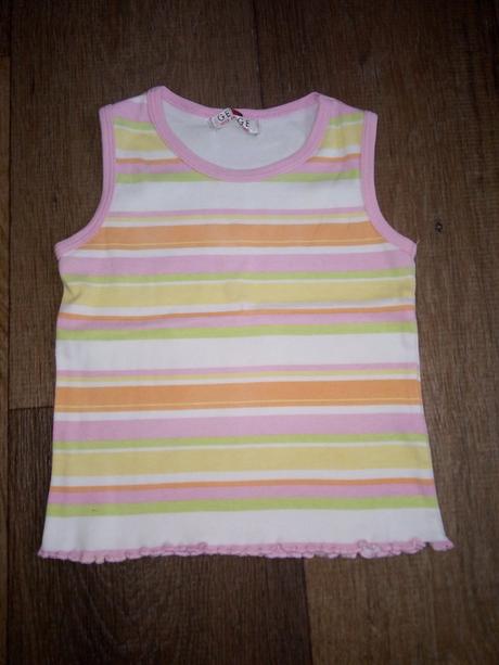 Pruhovane tielko 2 az 3r top stav, 98