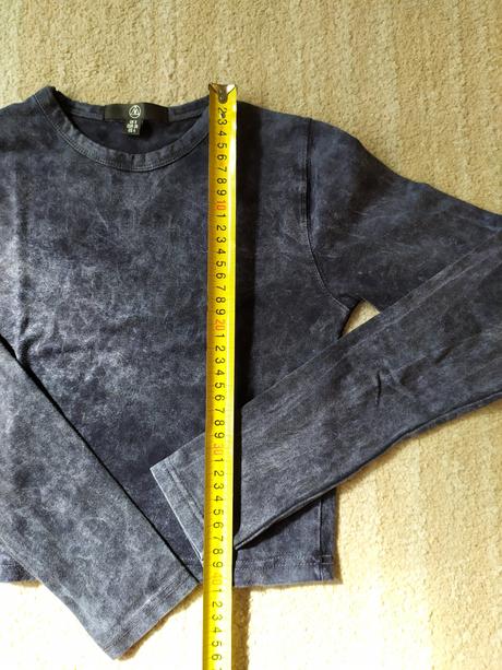 Missguided crop tričko s dlhými rukávmi, s