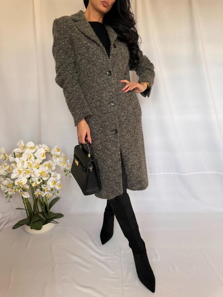 Zara - vlnený buklé kabát, zara,s