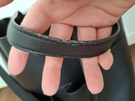 Velka cierna kabelka, shopperka, taska kupovana na, about you