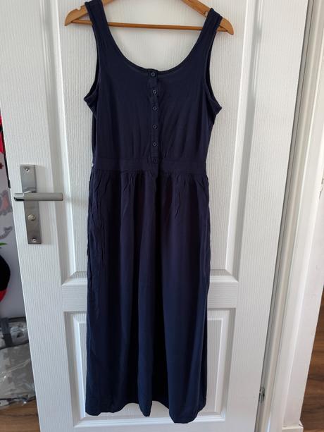 Tmavomodré maxi šaty guess viskóza, guess,l
