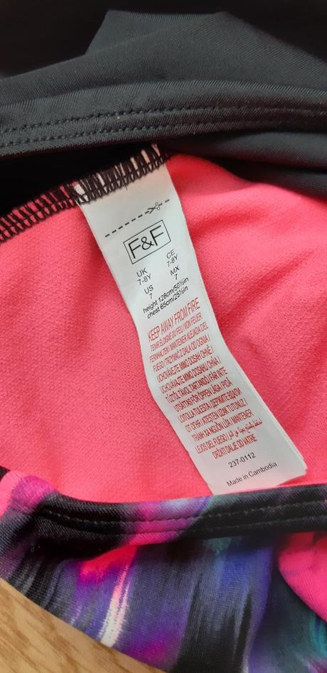 Plavky f&f 7-8 r., f&f,128