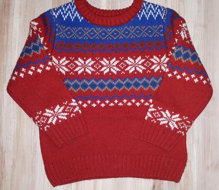 Pulóver s vianočným/nórskym vzorom, zn. next, next,98