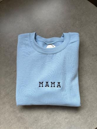 Baby modrá mikina, s