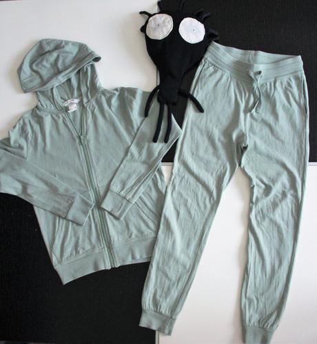 Súprava mikina a tepláky - pale green, h&m,134