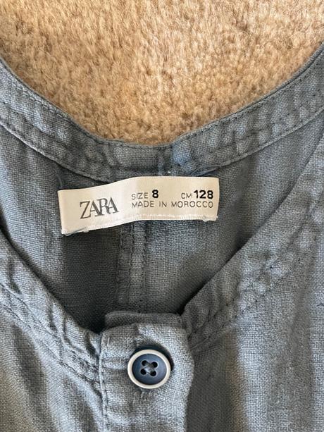 Ľanový letný overal, zara,128